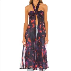 REVOLVE Maxi Top Purple Tie Dye House of Harlow